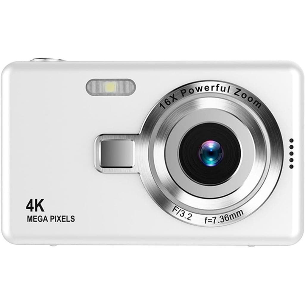 Câmera digital 4K, câmera de vídeo, câmera para fotografia de viagens, câmera compacta de bolso, câmera tipo bloco