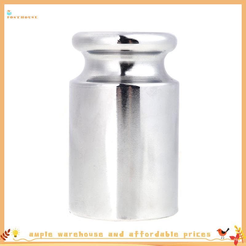 Peso 1000g Cromagem Calibração Gram Balança Para Digital Branco Prateado