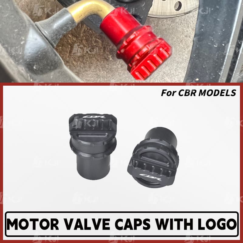 Para Honda CBR 125/150/250/300/400/500/650 Tampas Da Haste Válvula Do Pneu Roda De Ar Tubo Capa Acessórios