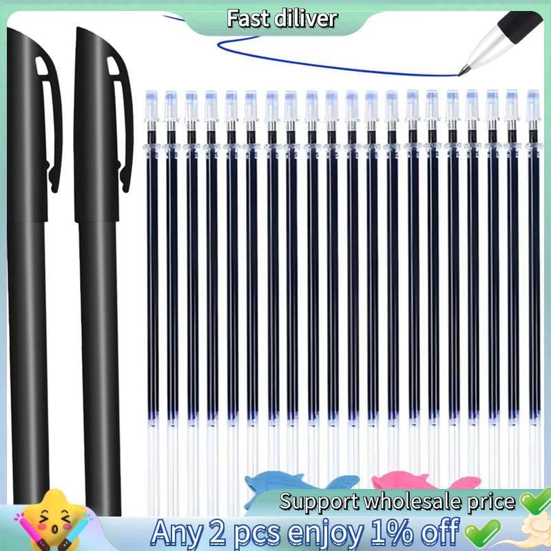 24 Canetas Mágicas E Recargas Dos Pces , Compatíveis Com Prática De Escrita Ranhurada Para Livro De Rastreamento Infanti