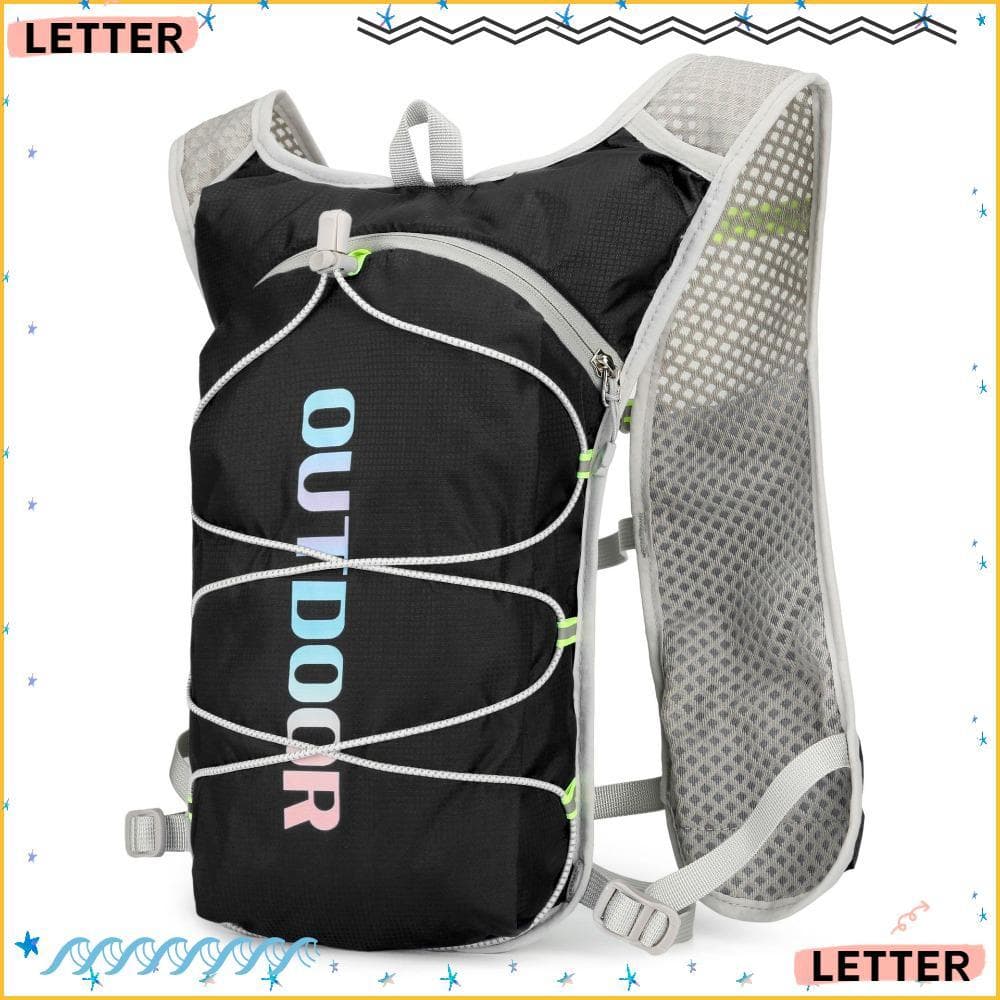 Mochila De Escalada Ao Ar Livre Carta , Ciclismo À Prova D'água De Nylon Hidratação Respirável