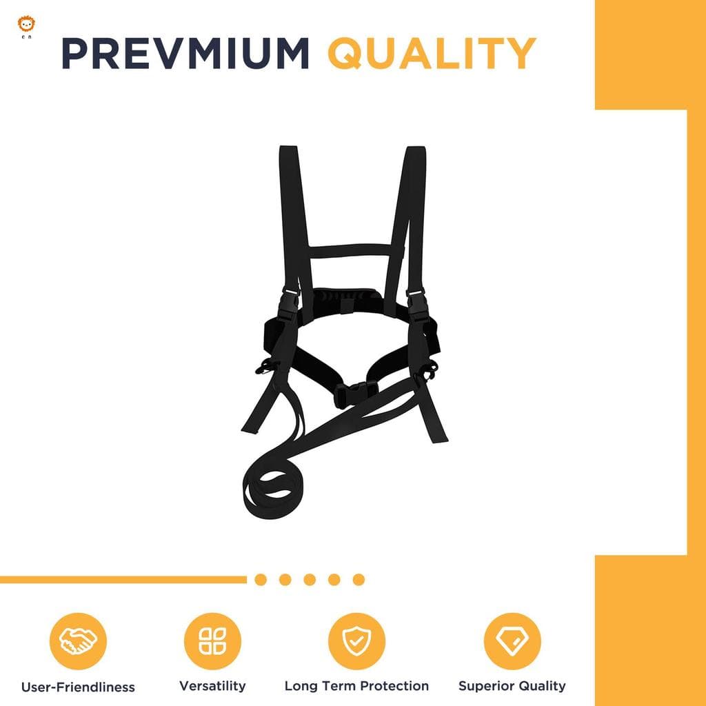 Arnês Ajustável Para Treinamento De Esqui Infantil-Corda Anti-Queda Segurança Esportiva Na Neve