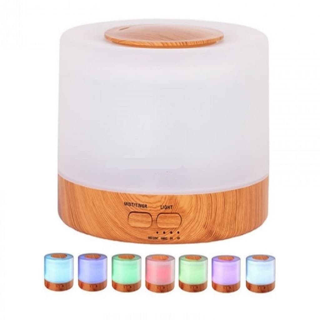 Difusor De Aromas, Umidificador De Ar Ultra-Sônico 500Ml