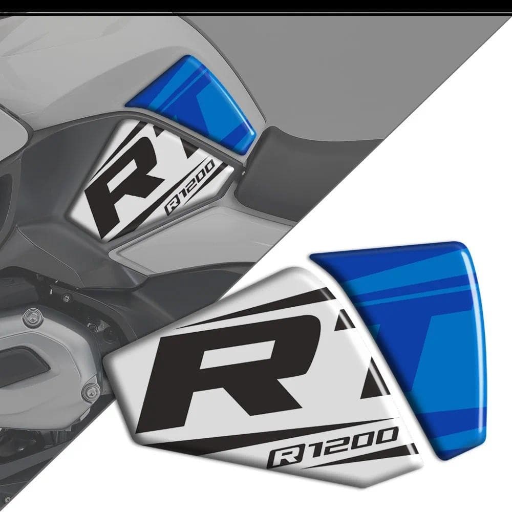 Almofada Do Tanque 3D Adesivos Laterais De Combustível Joelho Tronco Bagagem Caso Emblema Logotipo Conjunto Decalque Pro