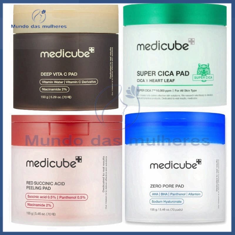 [medicube] zero pore pad 2.0 deep vita c toner pad Red Succinic Acid Peeling Pad 70sheets