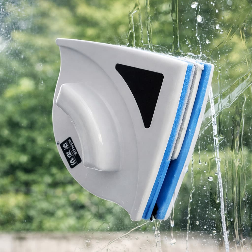 Limpador magnético para vidro aquário janelas limpeza dupla face flutuante uso residencial