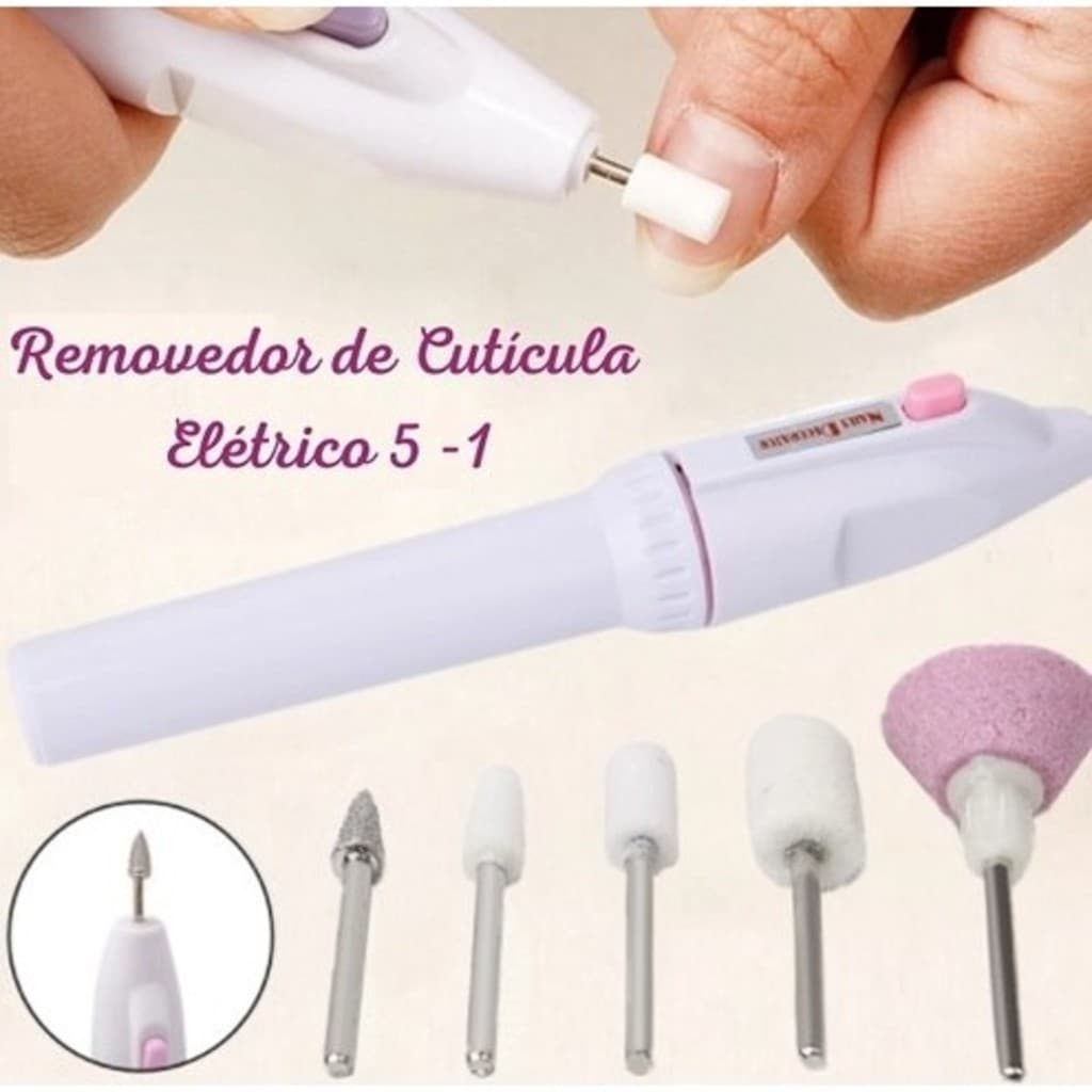 Removedor de Cutículas + Lixa Eletrônica Profissional | Portátil Lixadeira de Unha YOURLIFEEE