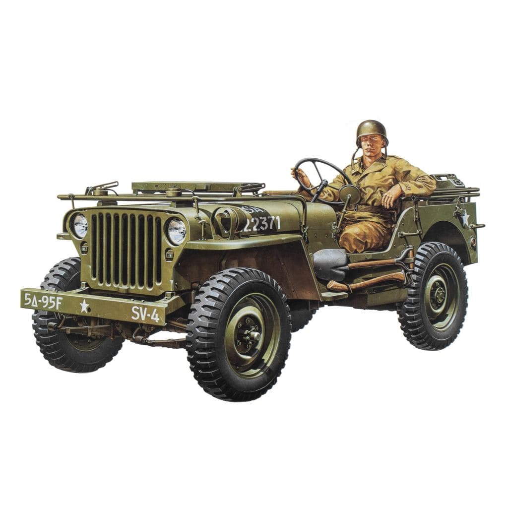TAMIYA 135 Série Militar em Miniatura No219 Exército dos EUA Jeep Willys MB Modelo de Plástico 35219