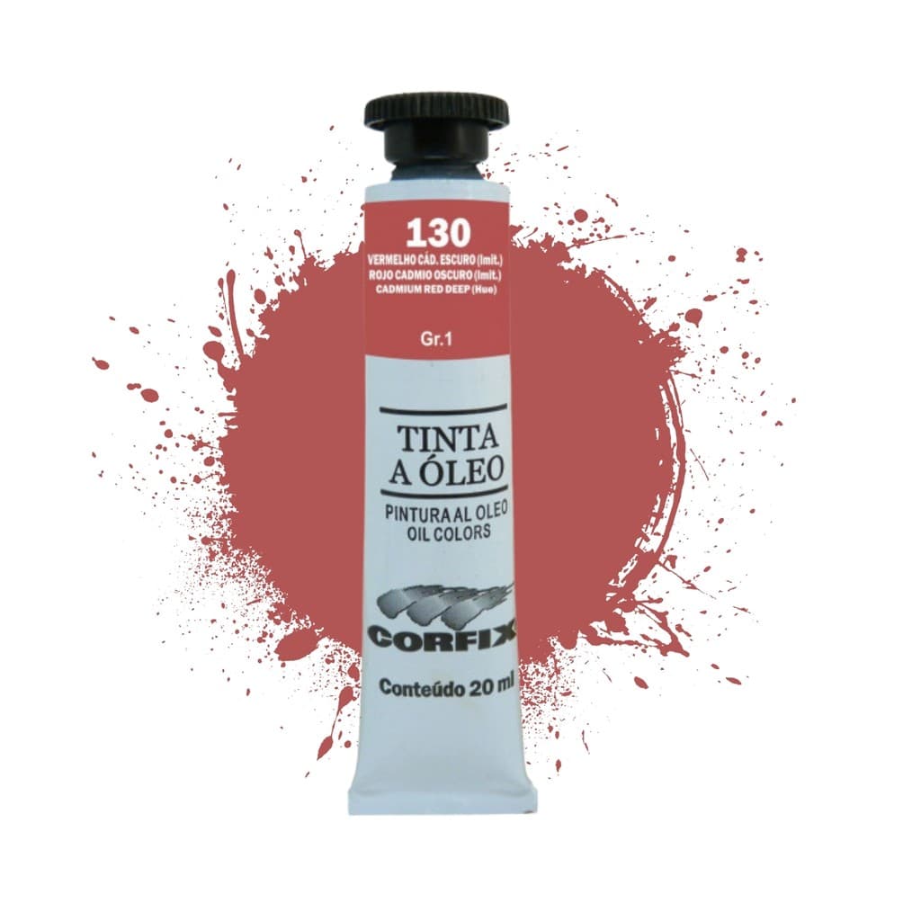 T. Oleo 20ml G1 130-vermelho Cad. Escuro