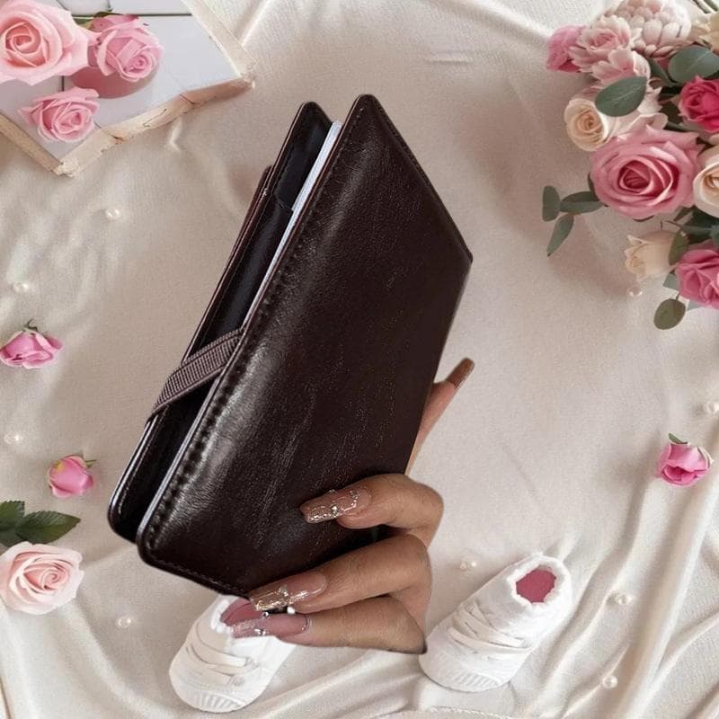 [largeloohg] Nova Capa De Cartão De Couro Retrô Porta-Passaporte Carteira Acessórios De Viagem Para Mulheres E Homens