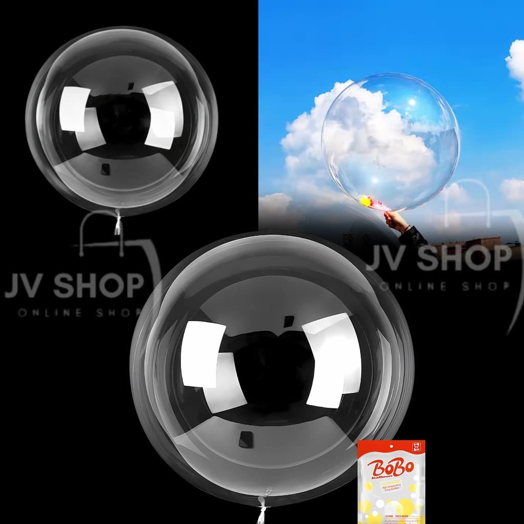 Balão Bubble 24 Polegadas 60cm Cristal Transparente Para Festa Decoração