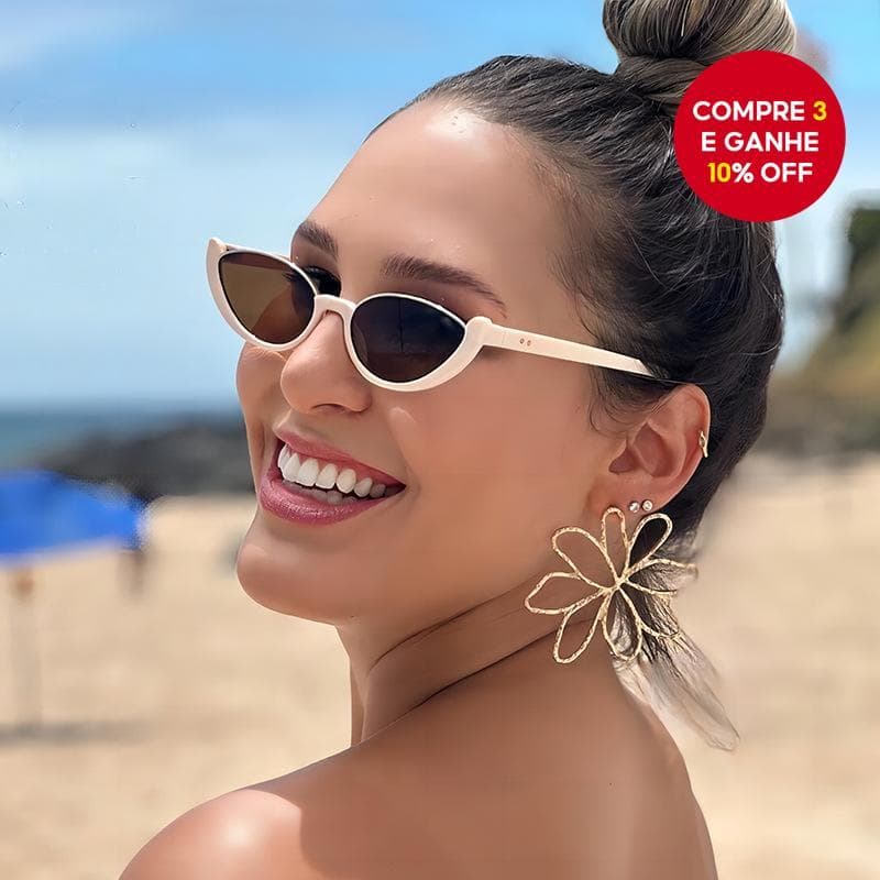 Óculos De Sol Olho De Gato Retrô Pequeno Quadrado Meia Armação Proteção UV Y2k Verão Estilo Stree t