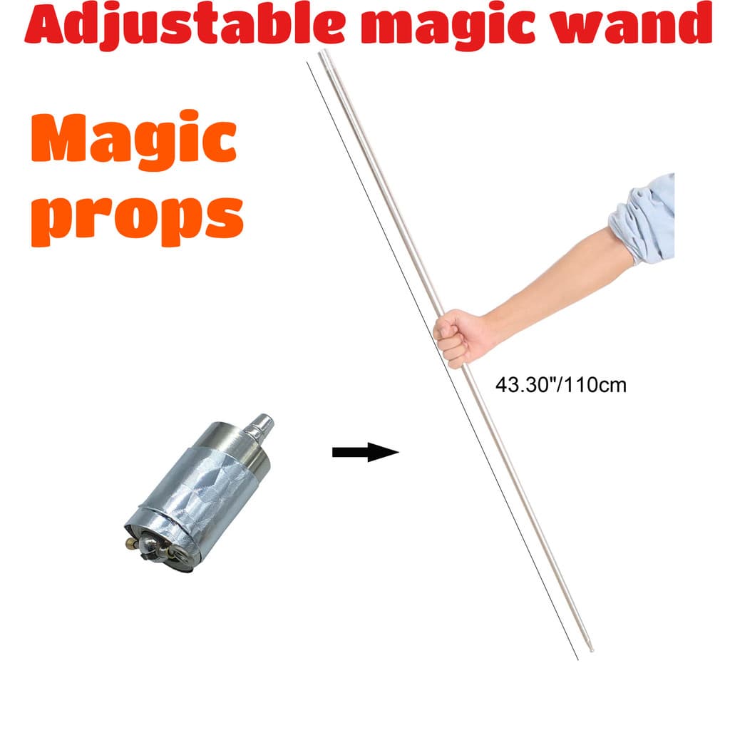 Adereços Mágicos , Brinquedos Hastes De Aço , Tridente Dourado Retrátil De Sun Wukong , Varinha Mágica De Lenço A Bastão