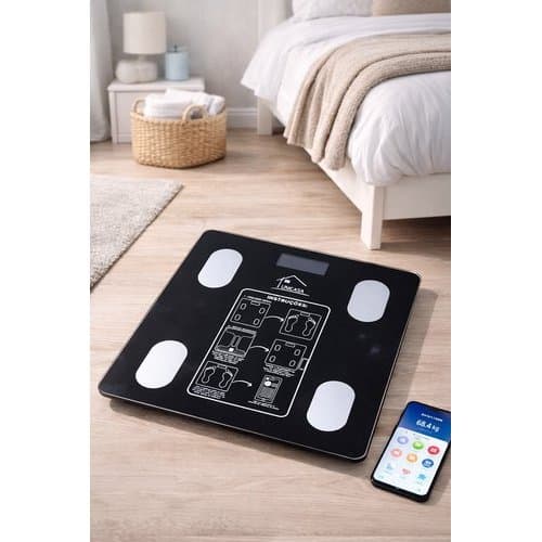 Balança Digital Bioimpedância Bluetooth Até 140kg Smart Fitness Controle Corporal