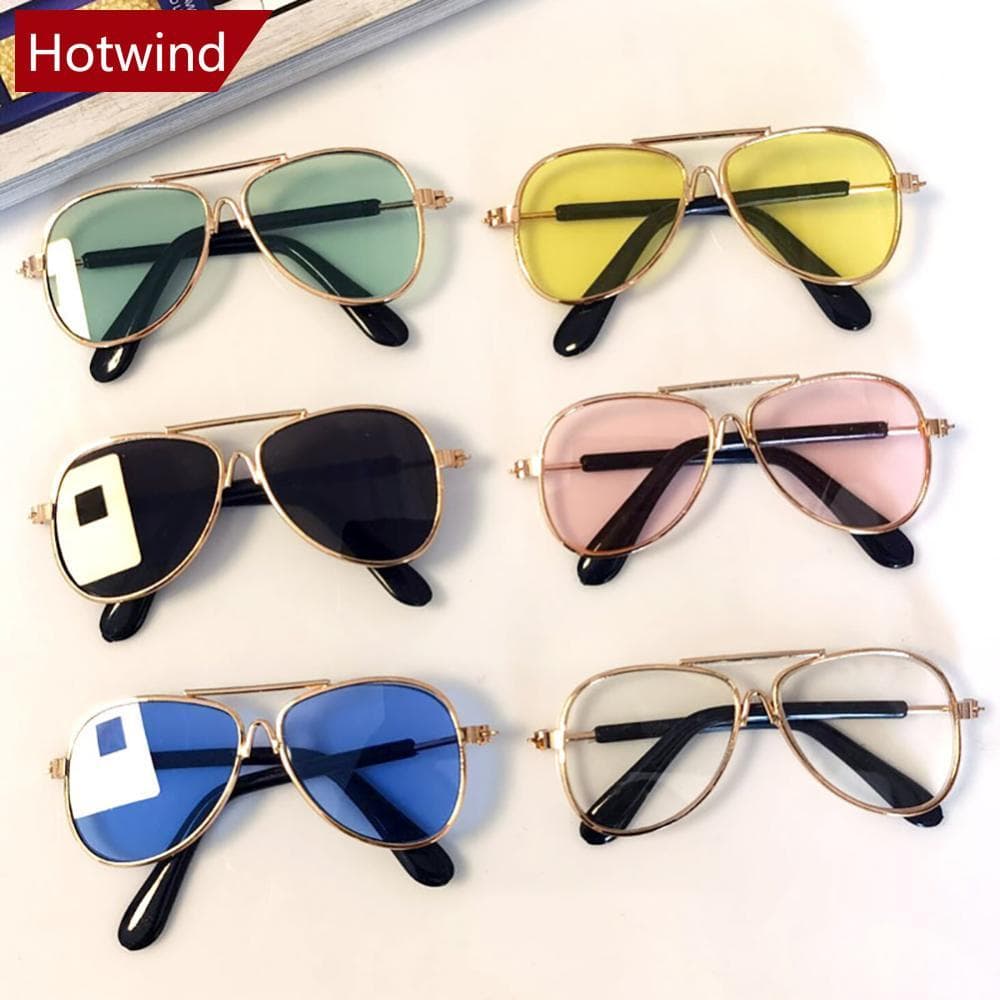 HOTWIND 1PC Legal Óculos De Gato De Estimação Cão Para Pequeno Sol Reflexão Fotos Adereços Fotografia Acessórios Do A9K4