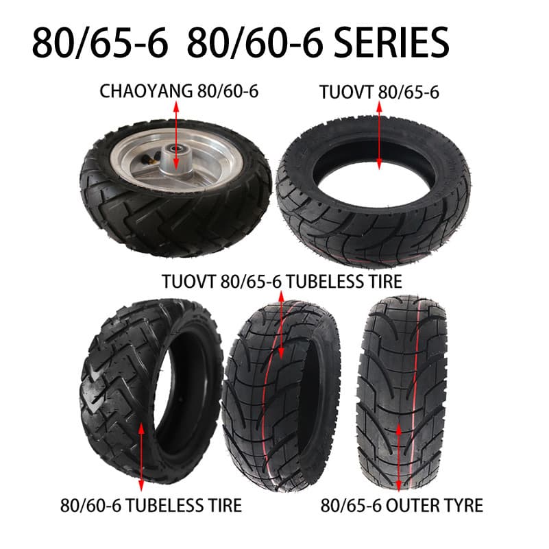 Tamanho 80/65-6 Tubo Interno Do Pneu 10x3.0 Externo Para Scooter Elétrica 10 Zero 10X 10 * 3.0
