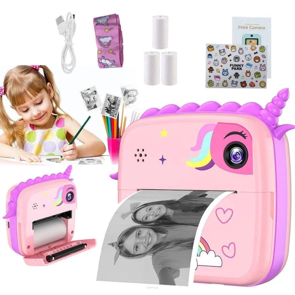 Câmeras De Vídeo Digitais Infantis Com Impressão Instantânea