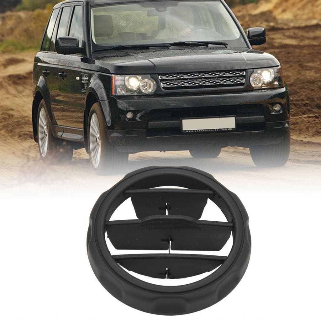 Grade de ventilação traseira do console central, preta, redonda, adequada para lr3 lr4, número de peça lr041180,