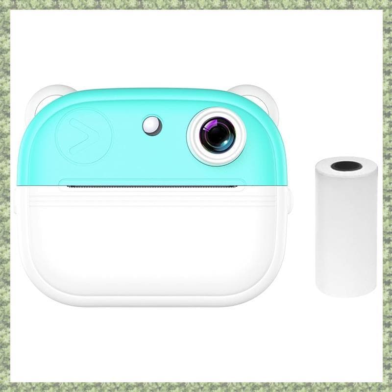 Câmera Infantil 2.0 " Tela Impressora Fotográfica Temporizador Gravação De Vídeo Impressão Térmica Instantânea Suporte D