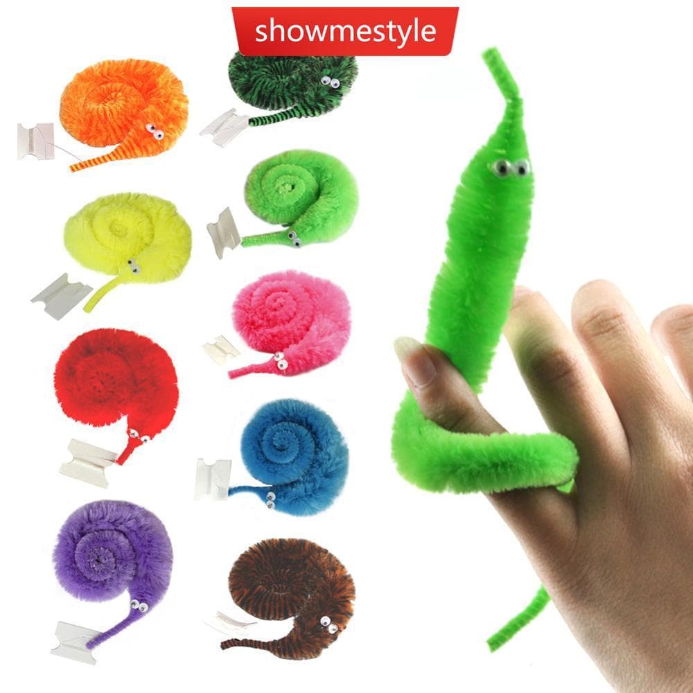 SMS Magic Worm Trick Novidade Brinquedo Engraçado Caterpillar Aparece Desaparecer Cavalo Marinho Adereço Mágico Para Cri