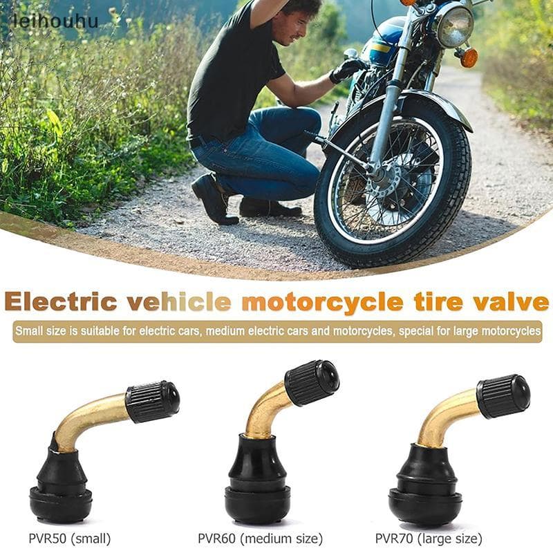 leiho 1 Peça Hastes De Válvula De Pneu Sem Câmara Para Scooter Elétrica Bicicleta Grau Haste De Ar Motocicleta Bicicleta