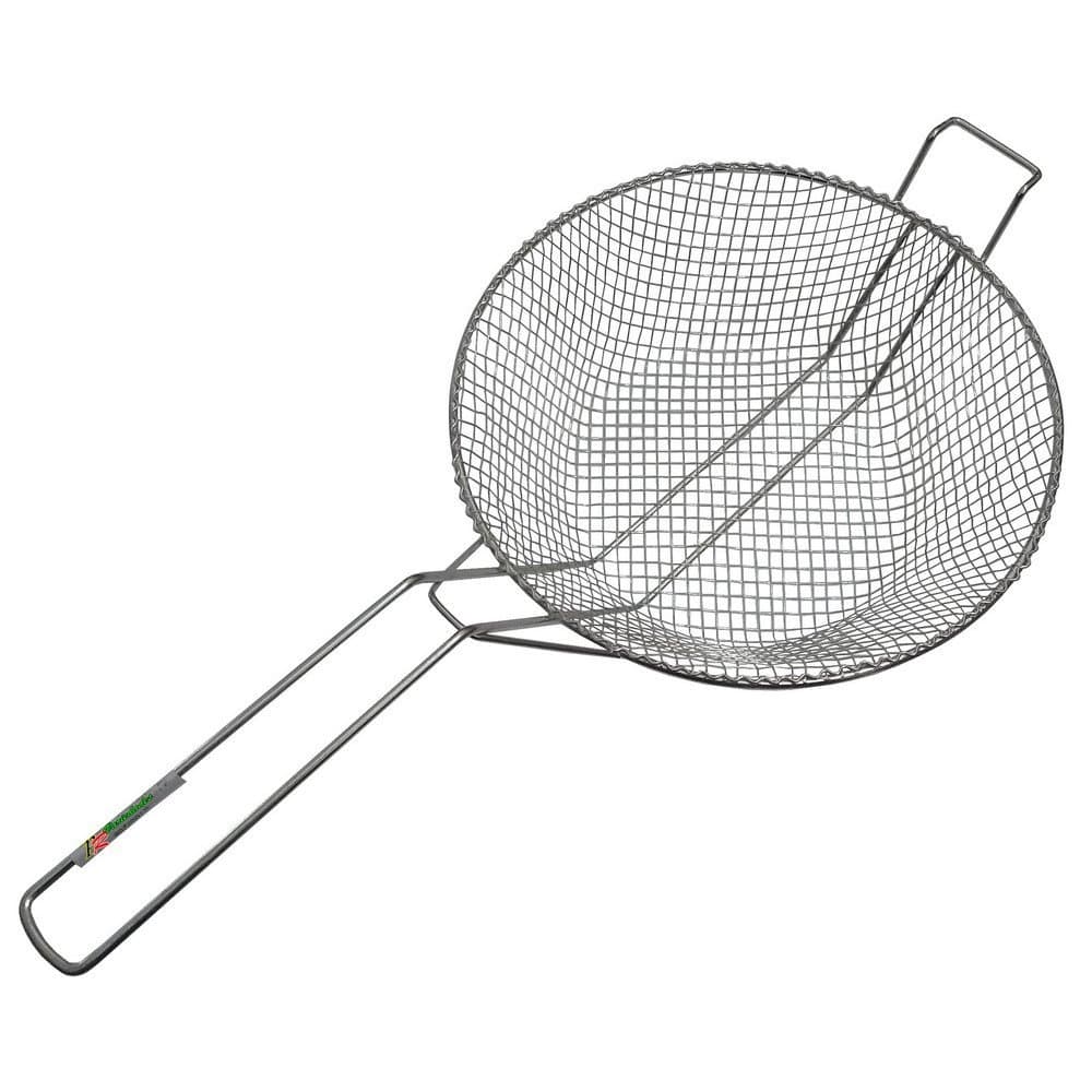 Cesto Para Fritura Fritadeira Peneira Reforçado N° 26 Cm