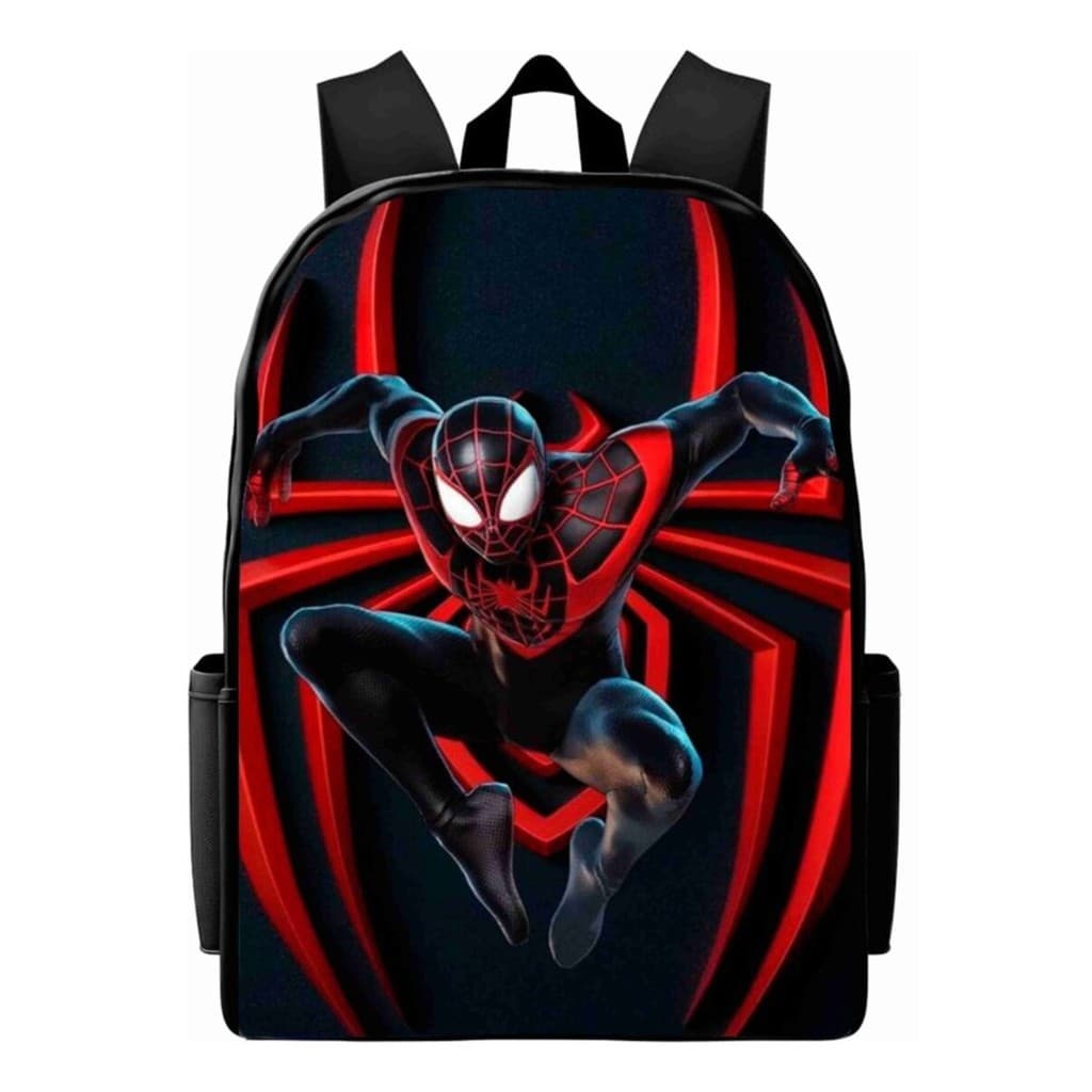 Mochila Homem Aranha Miles Morales volta as aulas Infantil Escola