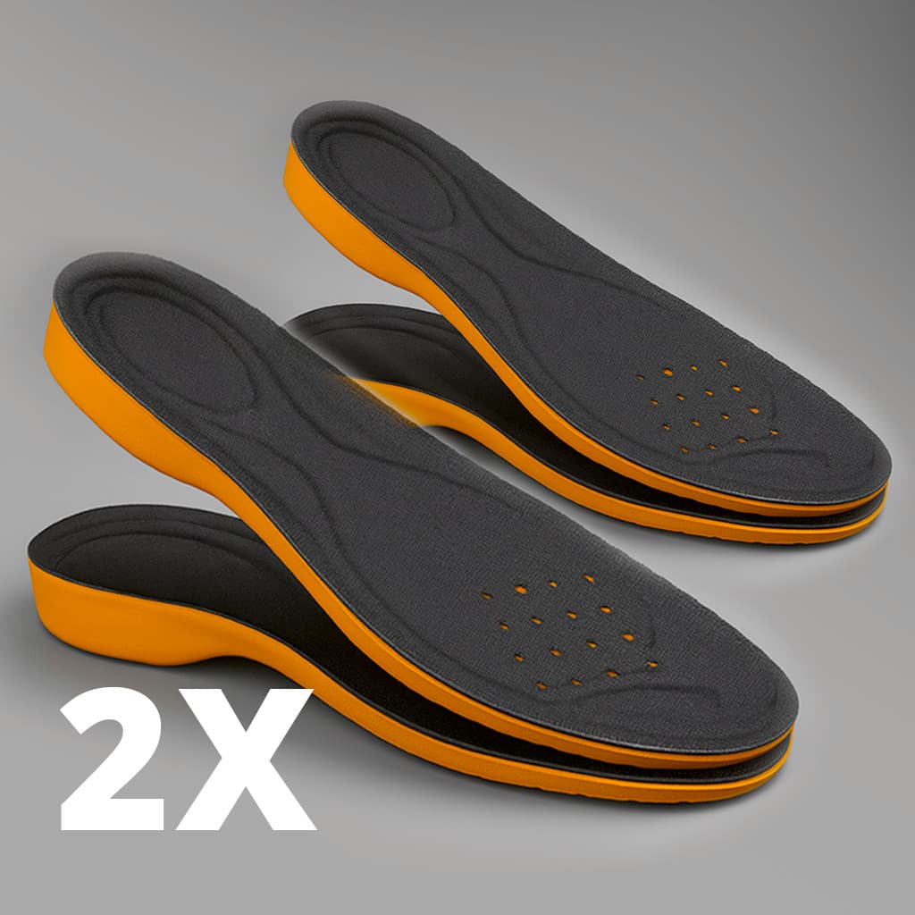 Kit 2 Pares Palmilha Gel Macia Ortopédica Ideal Para Botas Botina Anti Impacto Anatômica Confortável