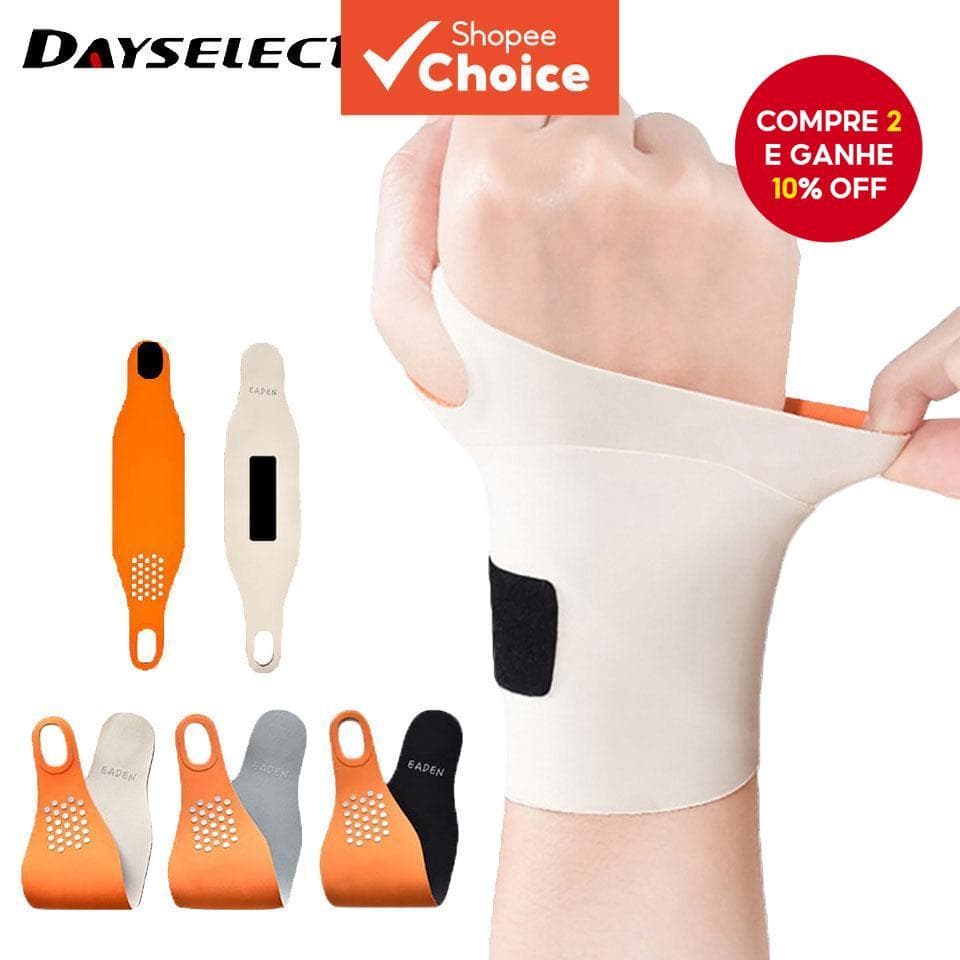 Dayelect 1 Peça Ajustável Academia Fitness Pulseira Badminton Esportes Exercício Suporte De Pulso