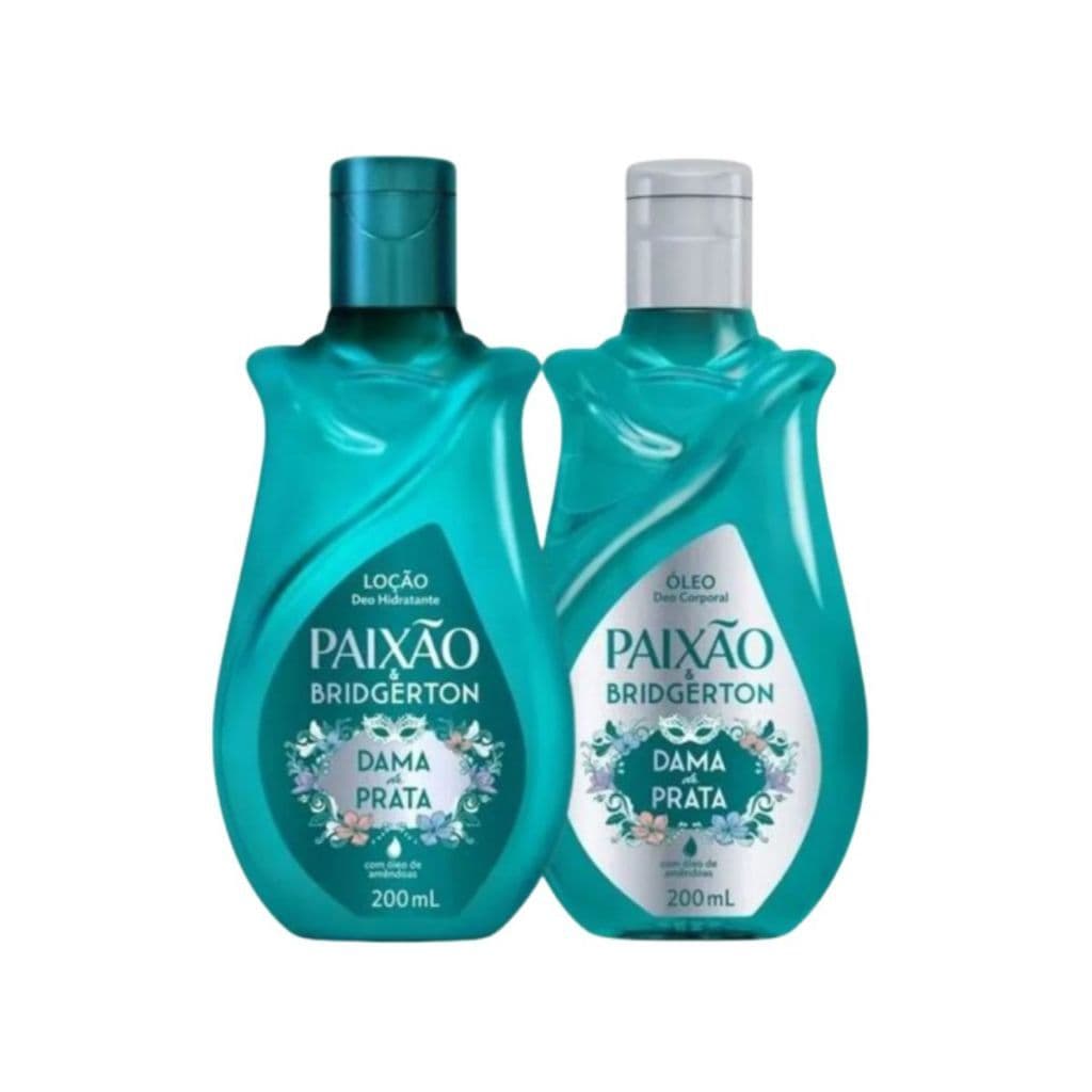 Kit Paixão Dama Prata  Hidratante Corporal  + Óleo Corporal