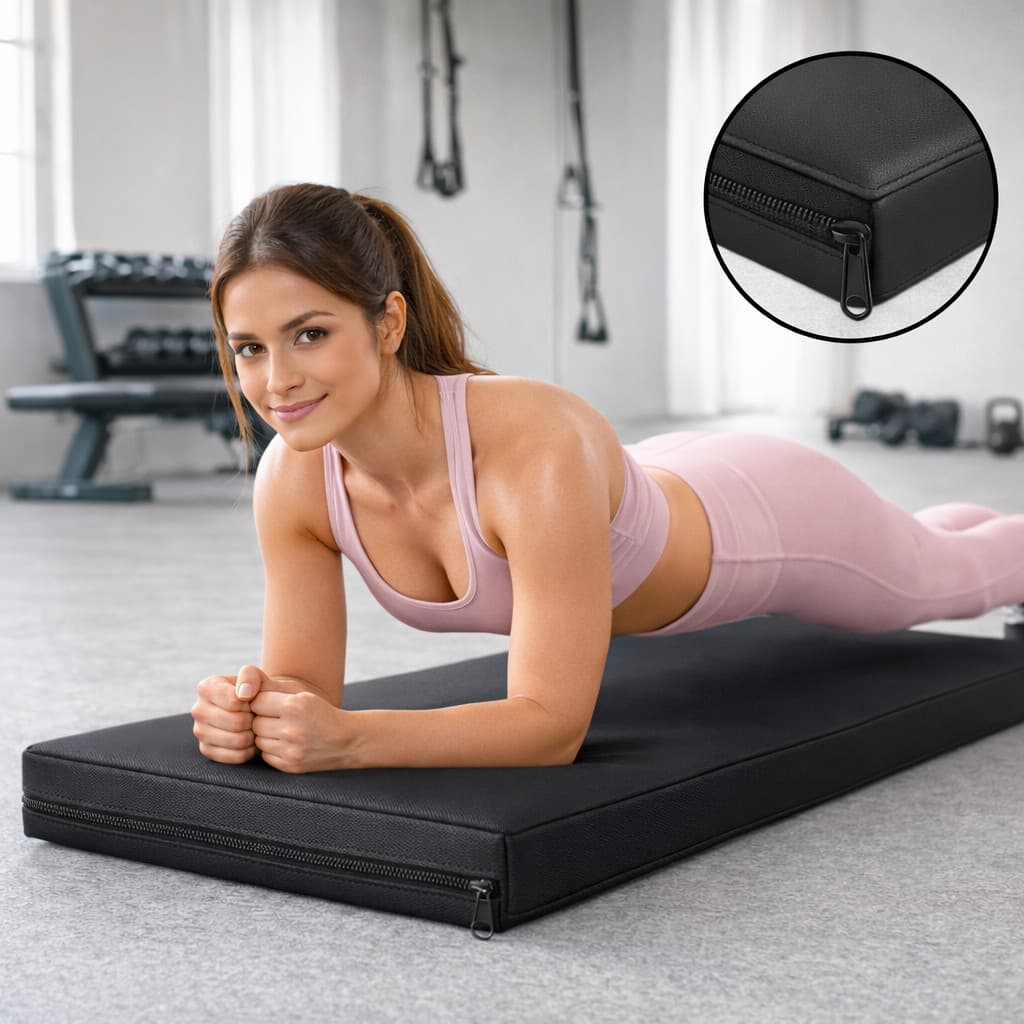 Colchonete Profissional Academia 100cmx50cmx5cm Alta Densidade e Durabilidade