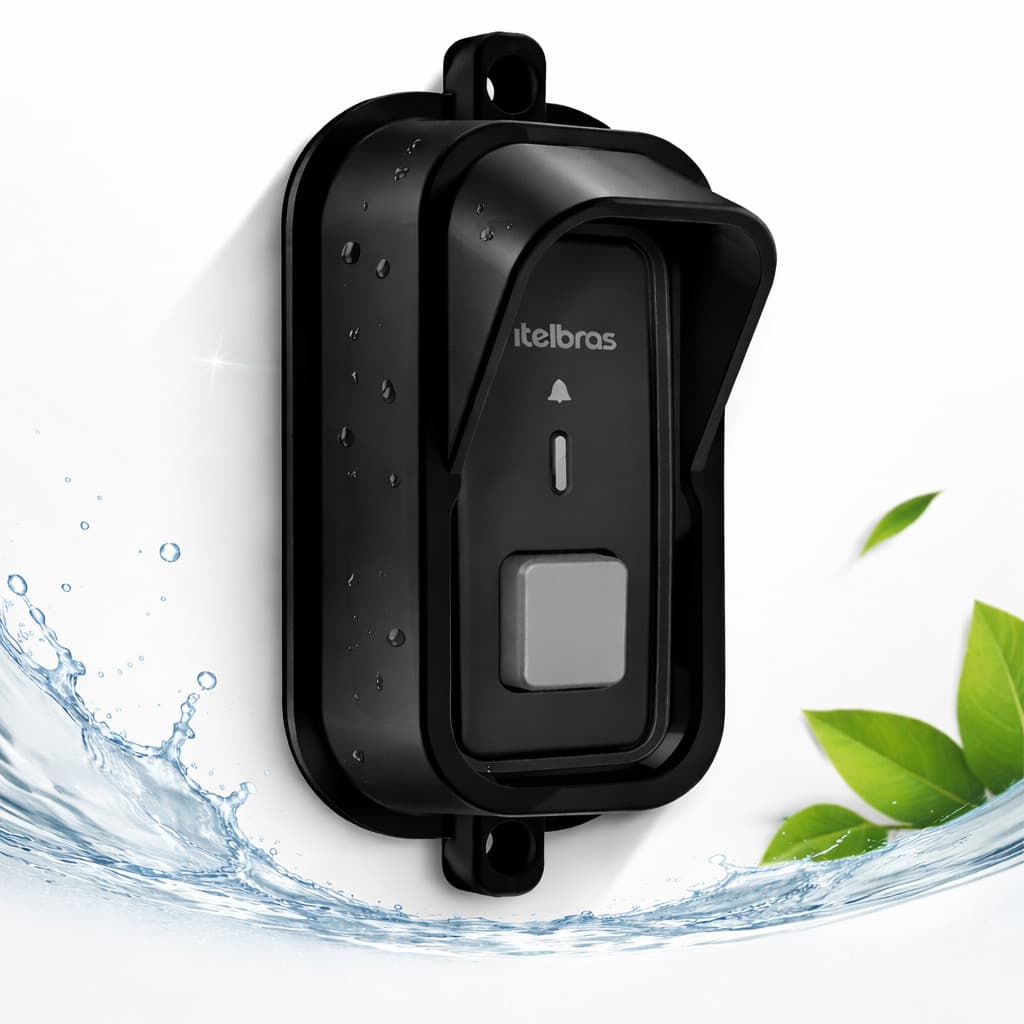 Protetor para Campainha Case Antifurto e Chuva l Intelbras Cib 101