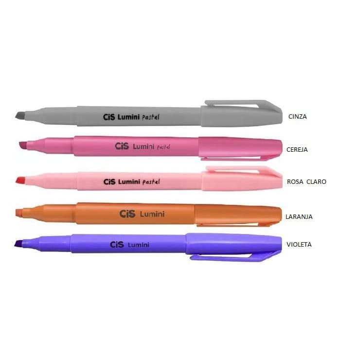 Marca Texto Lumini  Pastel e Neon - Cis /WX Gift