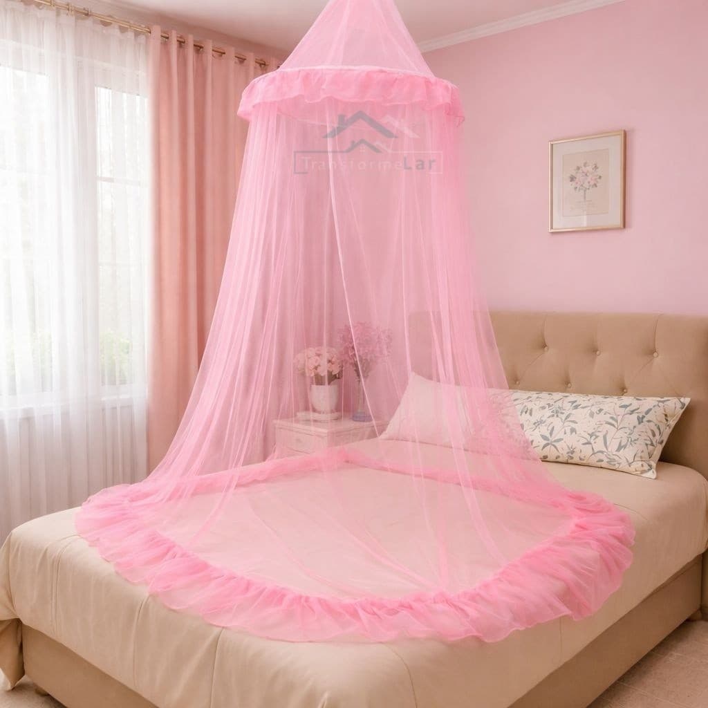 Mosquiteiro Teto Casal Box Queen com Elástico | Super Promoção