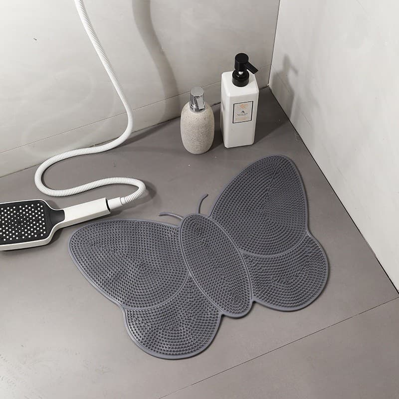 Tapete Box Banheiro 40x70cm Ventosa Massageador Limpeza De Pés ANTIDERRAPANTE