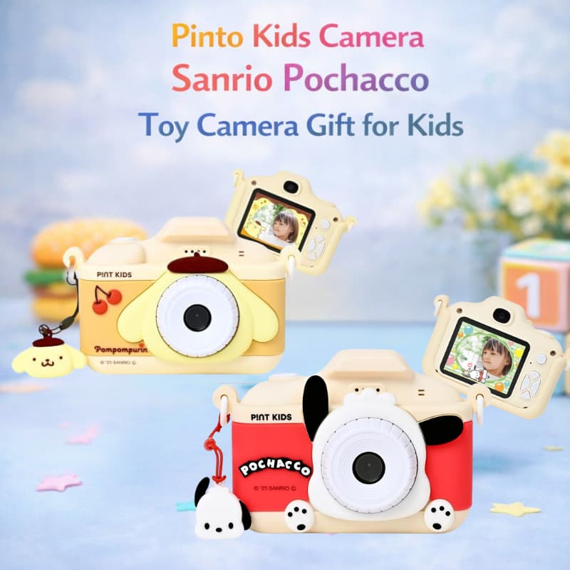 Câmera Infantil Divertida E Colorida Com Personagens Sanrio – Presente Perfeito Para Meninos Meninas Inclui Função De Vídeo , Reprodutor De Música Jogos Ideal Aniversários Natal