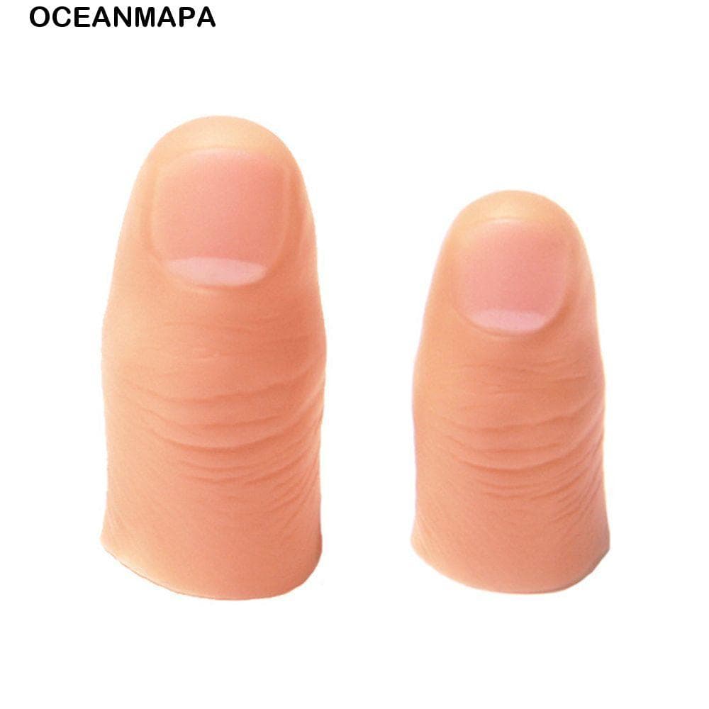 OCEANMAPA Dedo Falso Mágico Acessório Truque Adereços De Rua Close-Up Ponta Mágica Dedos