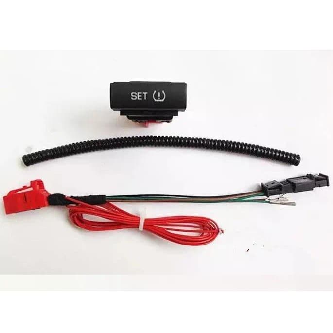 Aviso De Pressão Dos Pneus TPMS Conjunto Botão Interruptor Com Cabo Para Volkswagen VW Skoda Octavia 1ZD 927 127
