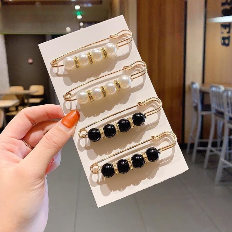 Moda 4 Peças Calças Ajustáveis Broche De Cintura Clipes De Segurança Antiderrapantes E Alfinete De Emagrecimento Para Je