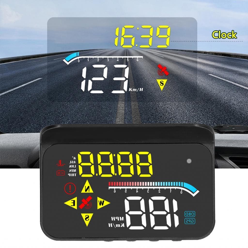 Head Up Display Aviso de Excesso de Velocidade Carro Hud Projetor para Turcks Atv Todos os Veículos