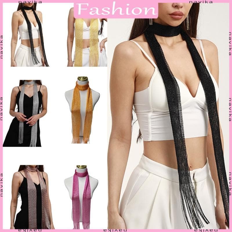 Cachecol Fashion Lace Tassels Para Masquerades Party Banquetes Lenço Decorativo