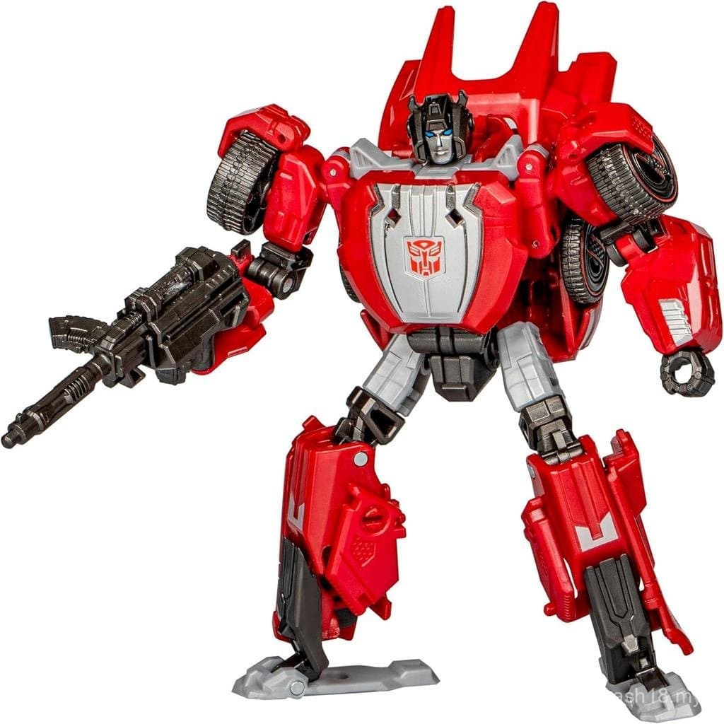 Transformers Toys Studio Series Deluxe War Para Cybertron 07 Gamer Edition Sideswipe , Figura de Açano Conversível de 4,5 p