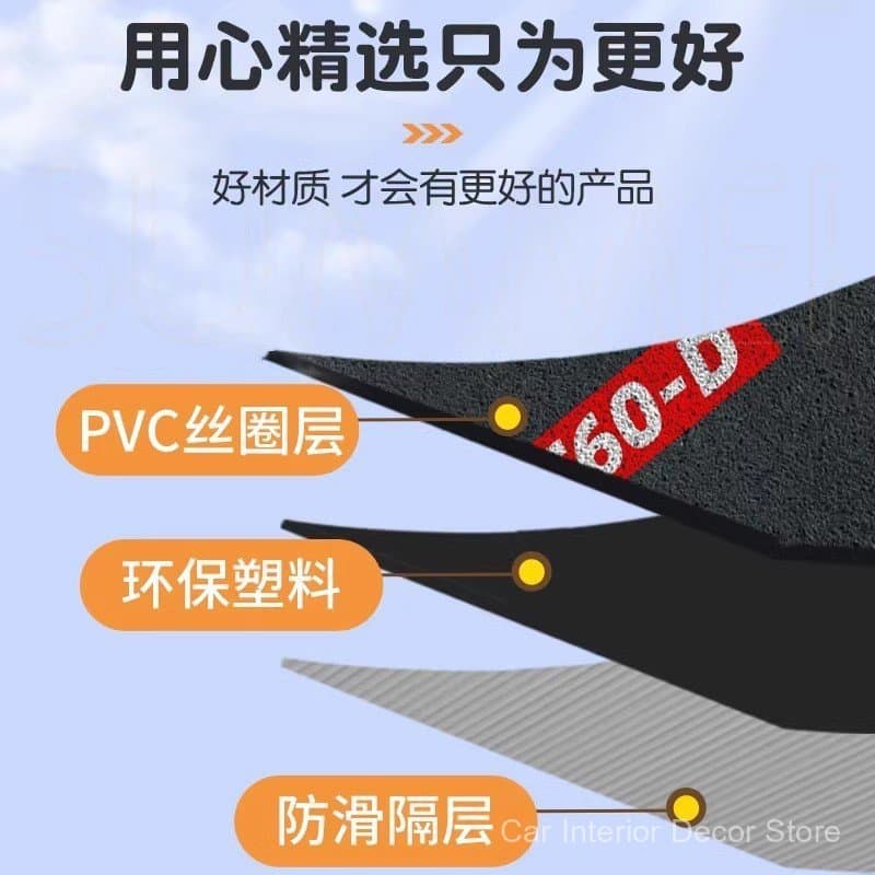 Tapete Yadi Modern Rhine 80 Foot - Tapete Especializado para Veículos Elétricos, Padrão Personalizável.