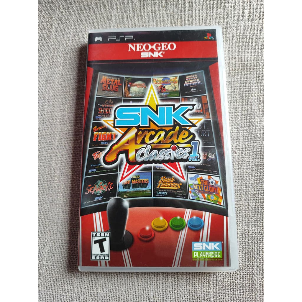 Snk Arcade Classics Vol 1 - Playstation Psp