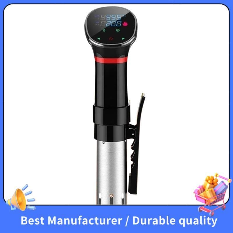 Fogão Sous Vide 1100W Com Temporizador Digital E Controle Preciso De Temperatura , Circulador De Imersão Térmica , Aquec