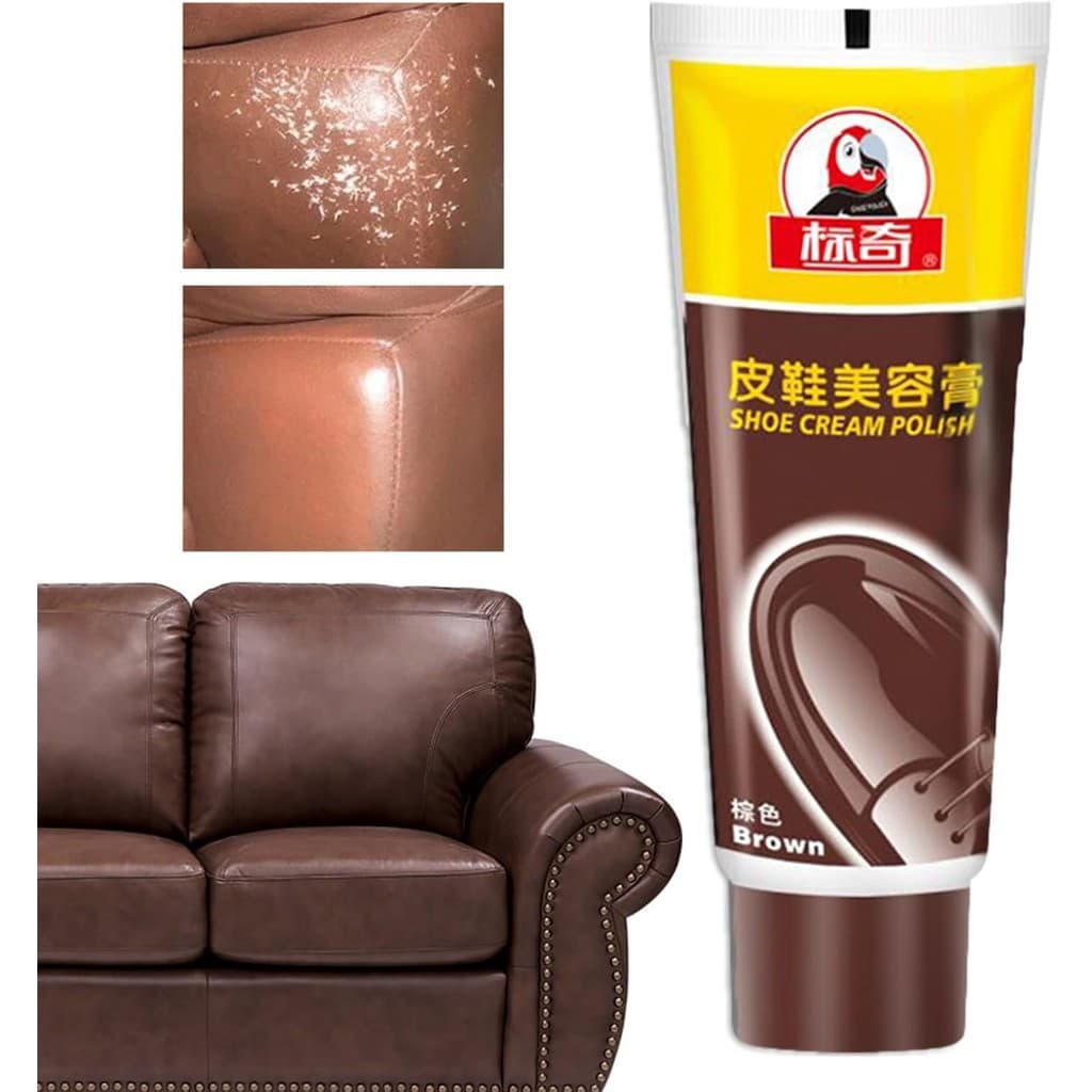 Bálsamo de Recoloração de Couro, Creme Reparador de Couro, Creme de Restauração de Couro Multiuso, Adesivo de Reparação 