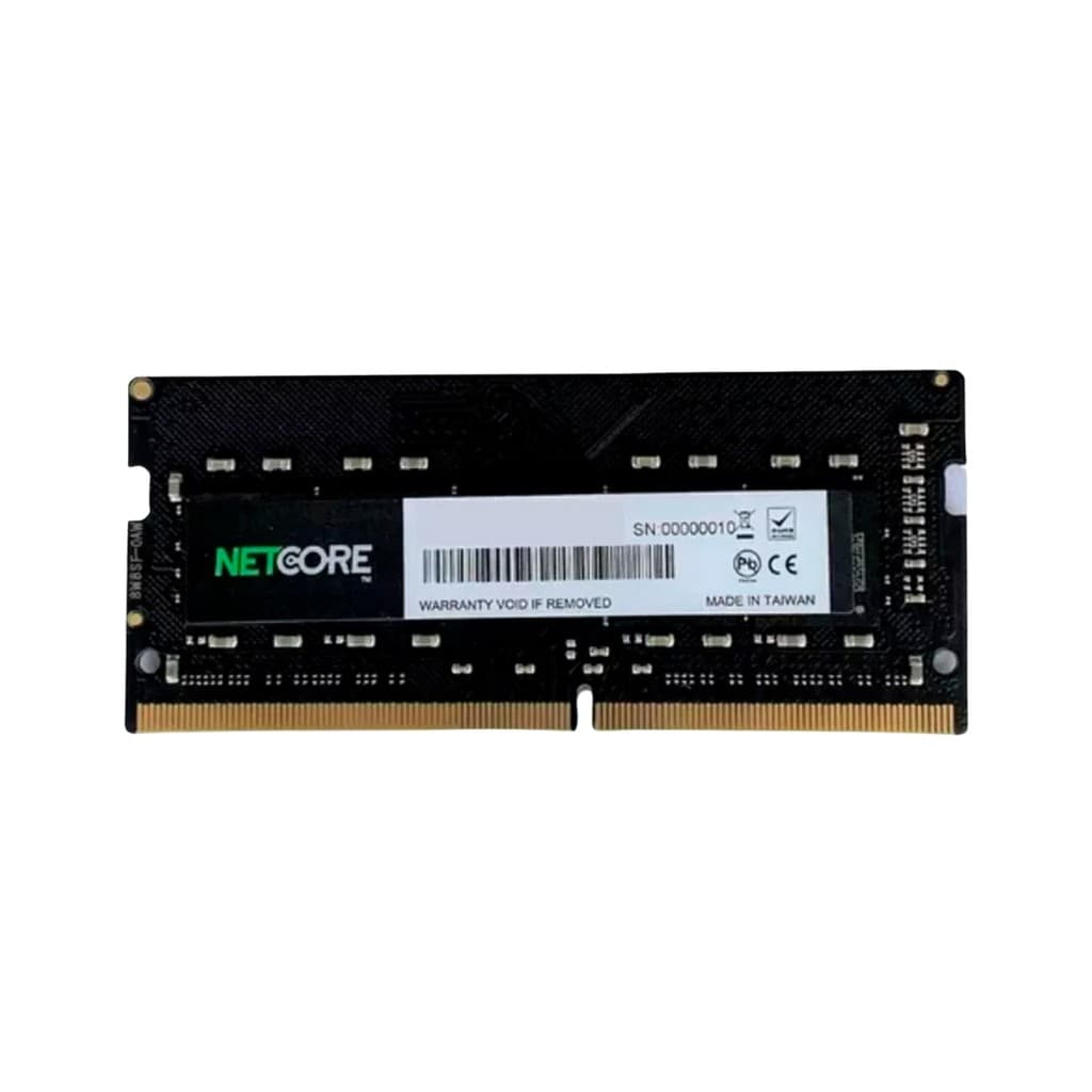 Memória Ram Para Notebook DDR4 8GB 3200MHz Netcore CL22 Preto NET48192SO32LV