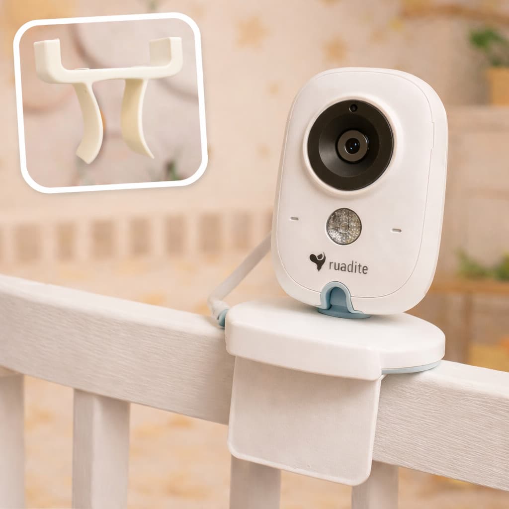 Suporte Minimalista de Berço para Babá Eletrônica