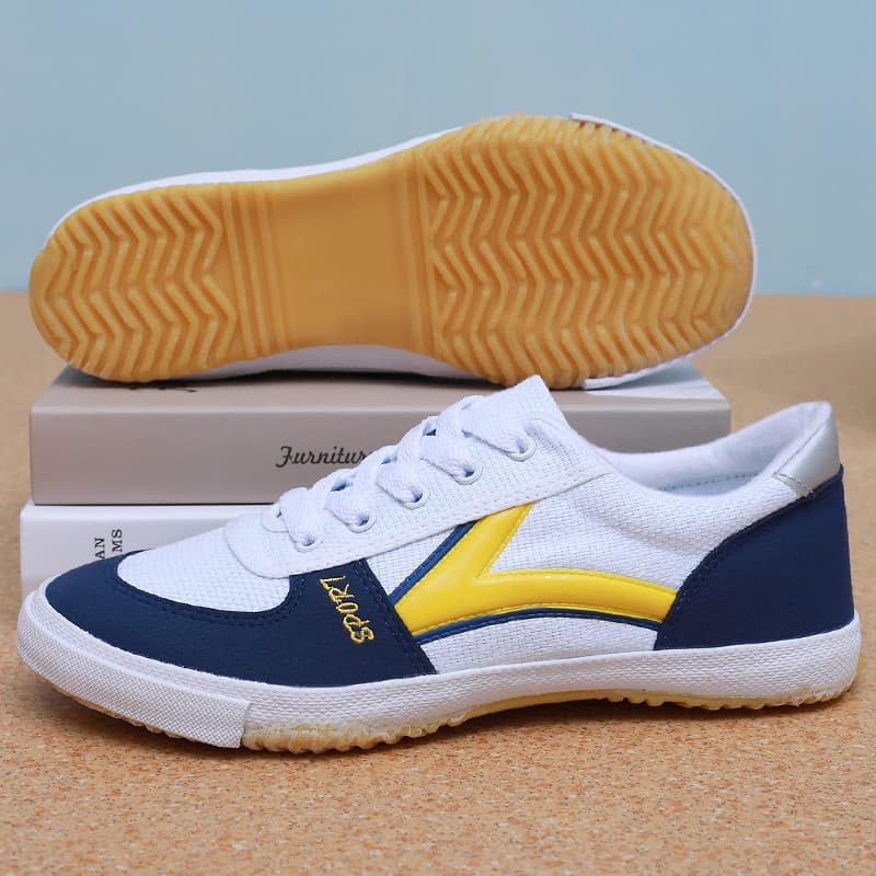 Tênis de mesa genuíno masculino feminino sapatos esportivos sola de tendão de carne respirável antiderrapante resistente