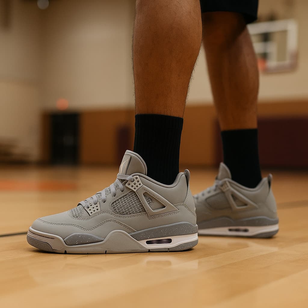 Tenis Botinha 4 JJ Conforto Masculino Dia A Dia Basquete Volei Confira
